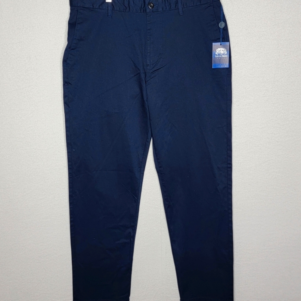 The Savile Row Company‎ Men's Navy Blue Trousers Size 36x32. #546